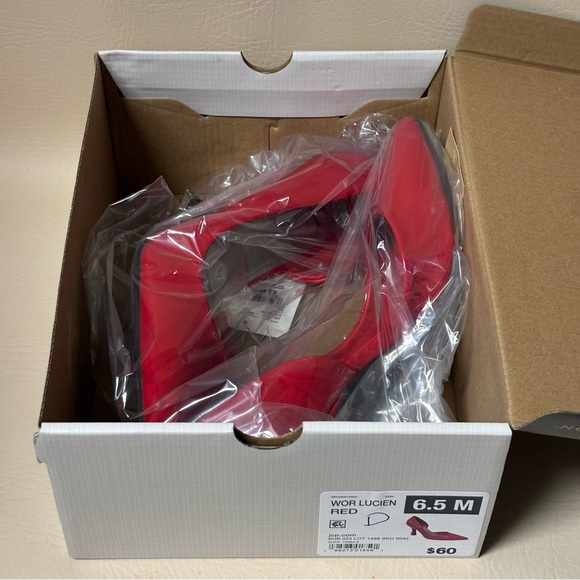 Worthington Womens Lucien
Pointed Toe Stiletto Heel Pumps RED
Size 6.5 - Picture 11 of 12